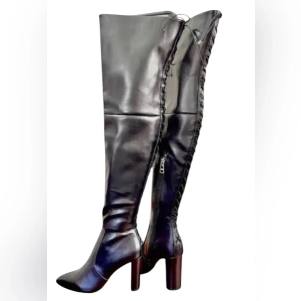 Elegant Black Over-the-Knee Boots